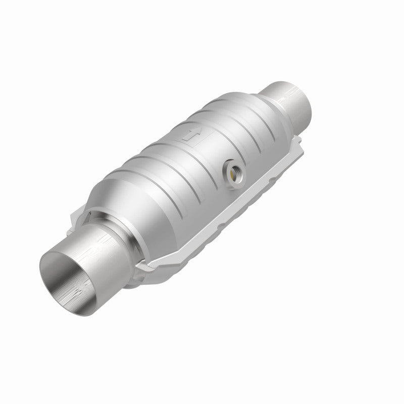 Magnaflow 51356 MagnaFlow Conv Univ 2.5in Inlet/Outlet Center/Center Round 11in Body L x 5.125in W x 15in Overall L