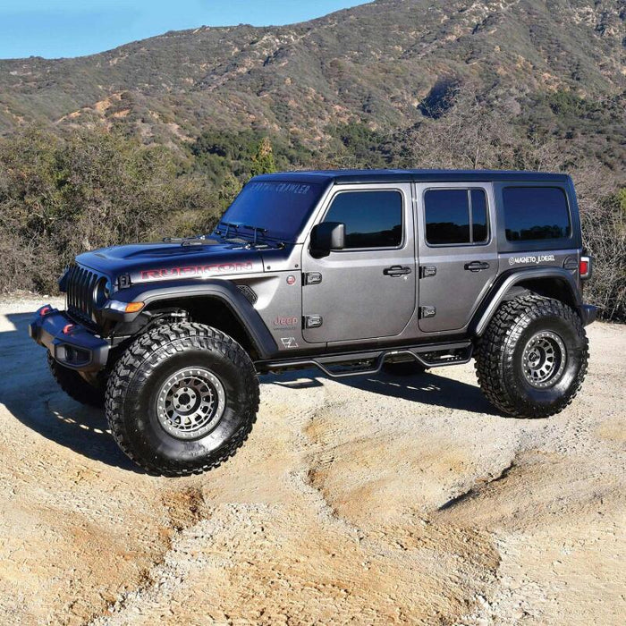 Westin 20-14065 18-22 Jeep Wrangler JL Unlimited Outlaw Nerf Step Bars - Textured Black