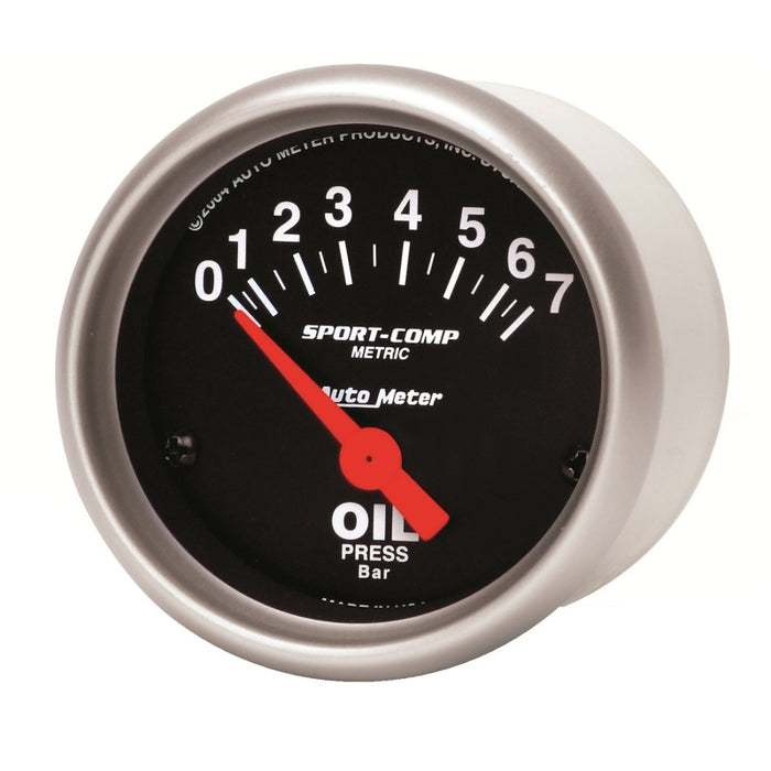 Autometer ATM3327-M 2-1/16 Mini S/C Oil Pressure Gauge - Metric