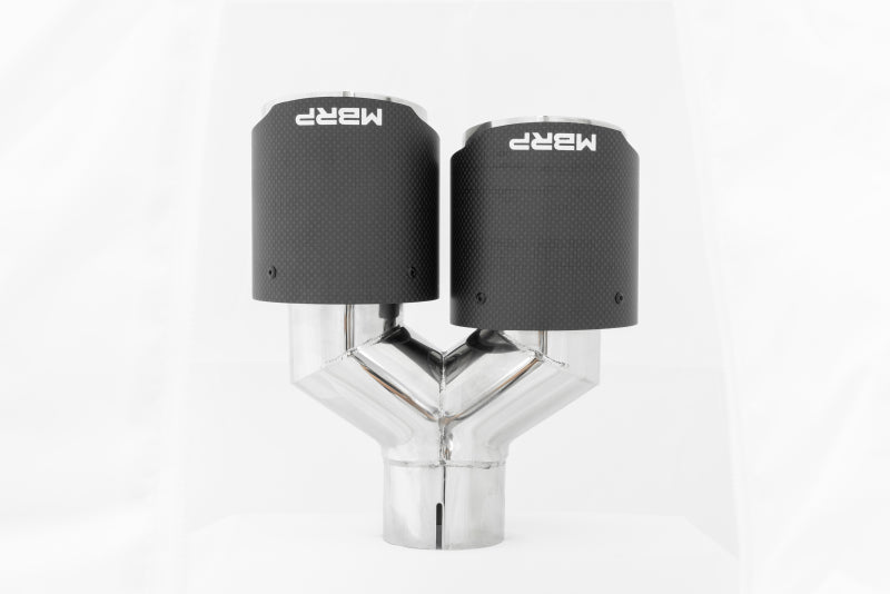 MBRP T5178CF Universal Carbon Fiber Dual Tip 4in OD/2.5in Inlet