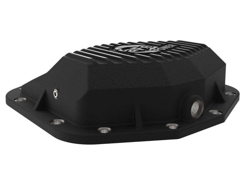 aFe 46-71280B POWER 21-22 RAM 1500 TRX Hemi V8 6.2L (sc) PRO Series Rear Differential Cover Black w/ Machined