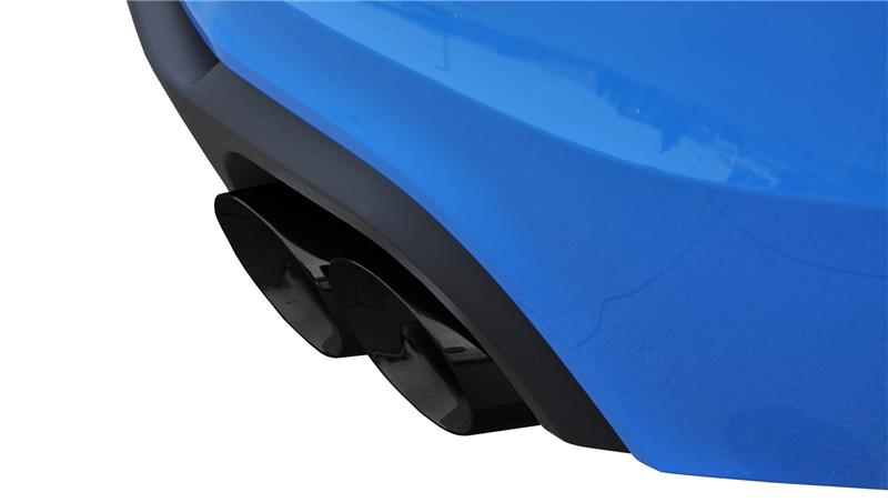 CORSA Performance 14321BLK Corsa 2013-2014 Ford Mustang Shelby GT500 5.8L V8 Black Sport Axle-Back Exhaust