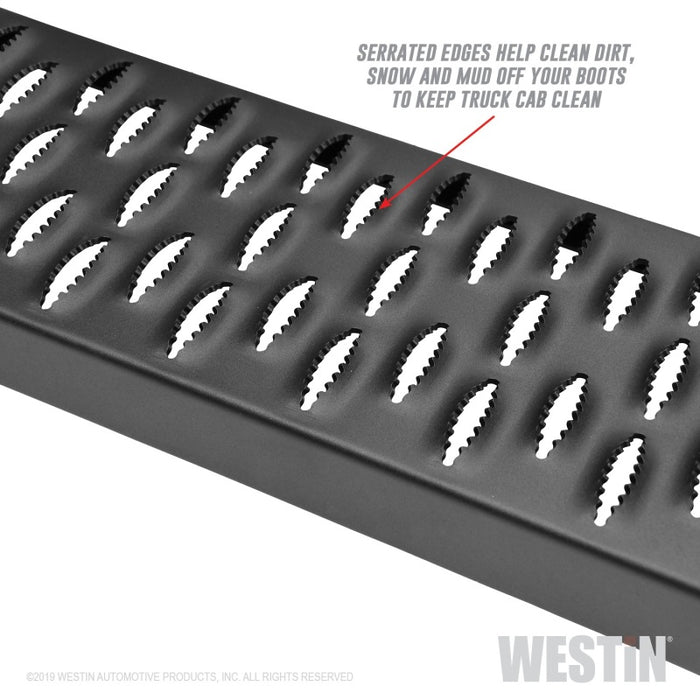 Westin 27-74715 Grate Steps Running Boards 68 in - Textured Black