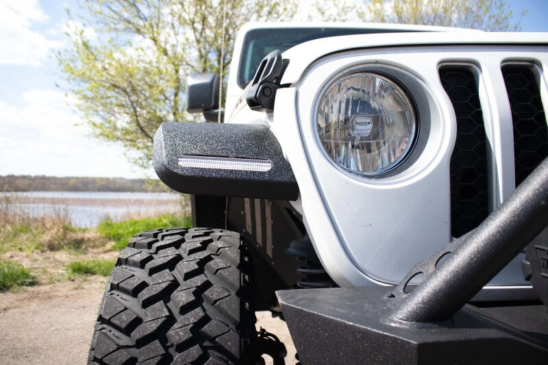 Fishbone Offroad FB31456 2018+ Jeep JL & 2020+ JT 7in Turn Signal & Side Marker Lights and Brackets