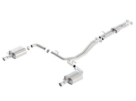 Borla 140656 12-15 Ford Explorer 3.5L EcoBoost Dual Split Rear Ext SS S-Type CB Exht