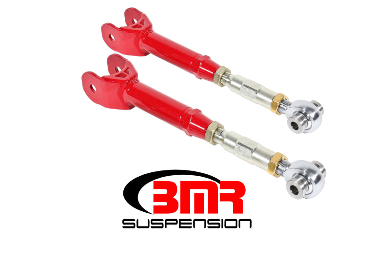 BMR Suspension TCA061R BMR 16-17 6th Gen Camaro Lower Trailing Arms w/ On-Car Adj. Rod Ends - Red