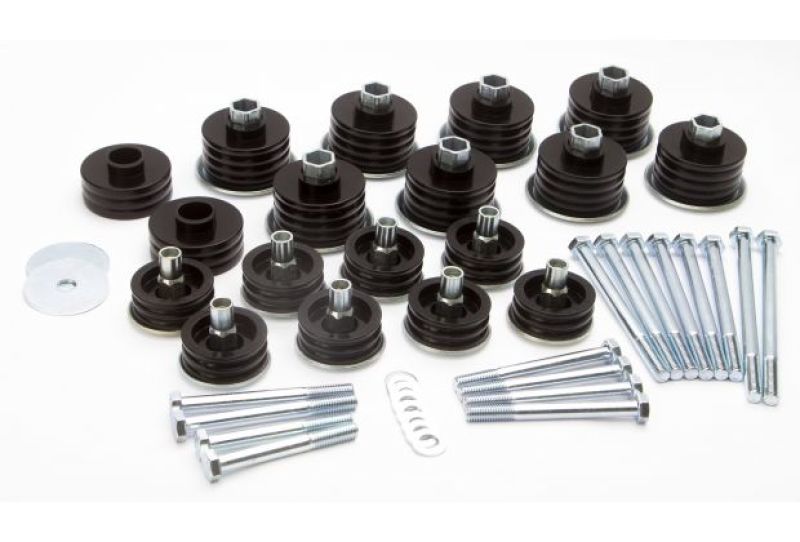 Daystar KF04060BK 2008-2016 Ford F-250 4WD/2WD (All cabs) - Polyurethane Body Mounts (Incl hardware & sleeves)