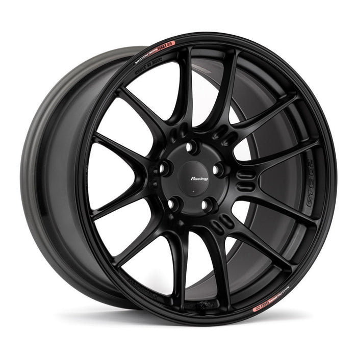 Enkei 534-880-6545BK GTC02 18x8 5x114.3 45mm Offset 75mm Bore Matte Black Wheel