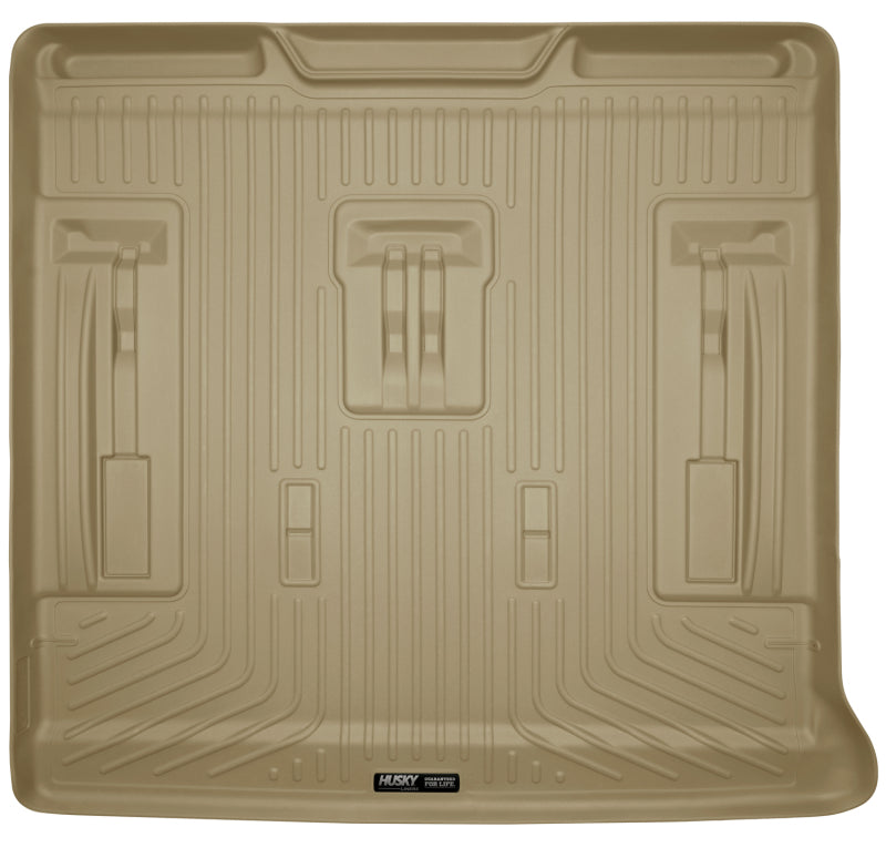 Husky Liners 28253 07-13 GM Escalade/Suburban/Yukon WeatherBeater Tan Rear Cargo Liners