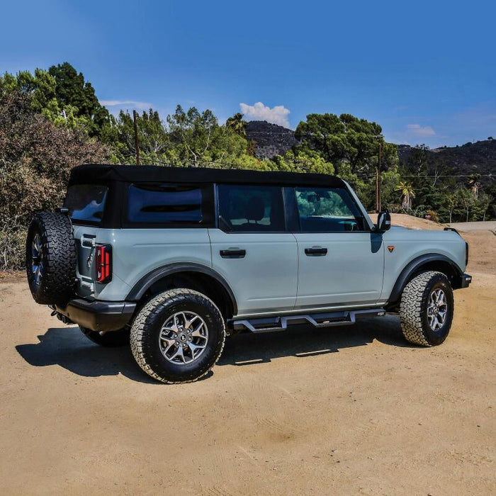 Westin 56-14195 /HDX 2021+ Ford Bronco Drop Nerf Step Bars - Textured Black