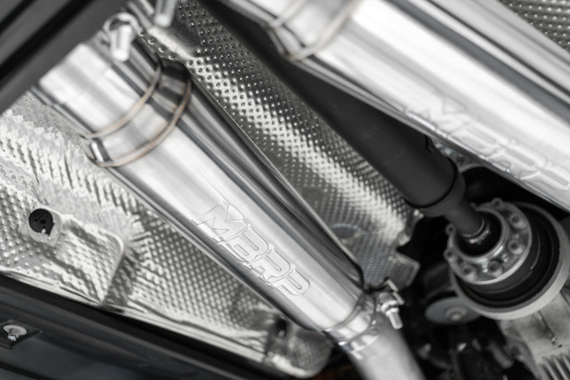 MBRP S71173CF 17-21 Charger 5.7/6.1/6.4L 3in Dual Rear Exit SS Catback Exhaust w/ Carbon Fiber Tips