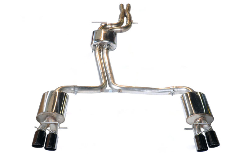 AWE Tuning 3015-43030 Audi B8.5 S5 3.0T Touring Edition Exhaust System - Diamond Black Tips (90mm)