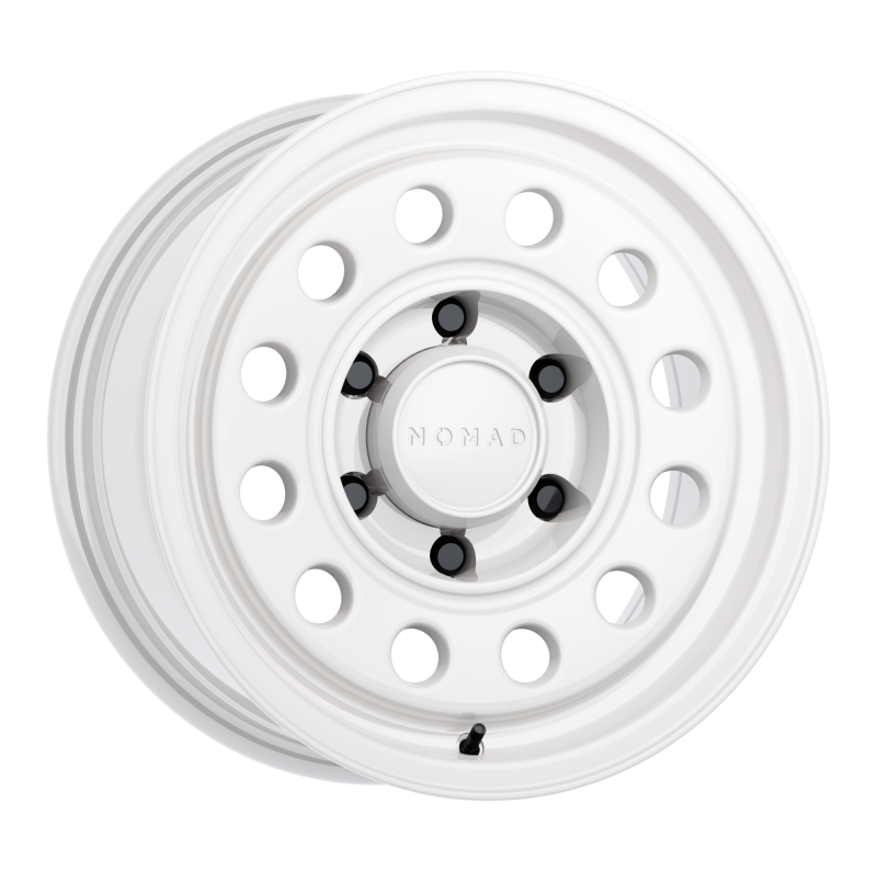 Nomad N501SA-68060-10 N501SA Convoy 16x8in / 6x139.7 BP / -10mm Offset / 106.1mm Bore - Gloss White Wheel