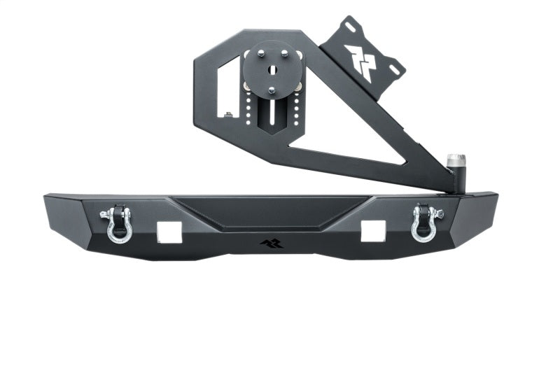 Rugged Ridge 11541.25 07-18 Jeep Wrangler (JK/JKU) XOR Rear Bumper w/Swing Out Tire Carrier - Tex. Blk