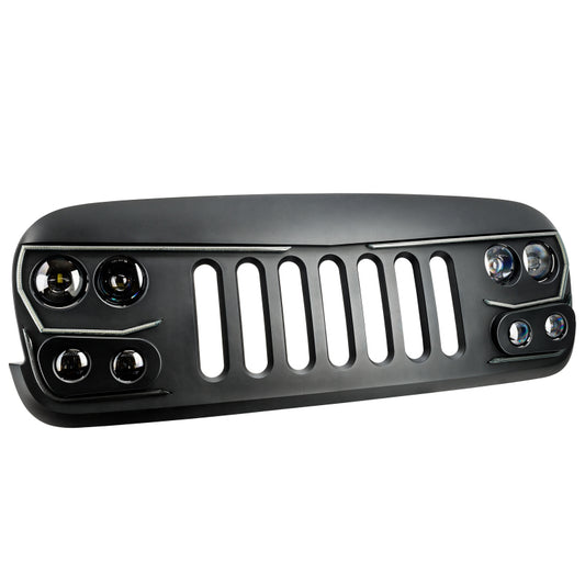 ORACLE Lighting 5817-PRO Oracle VECTOR Series Full LED Grille - Jeep Wrangler JK - NA