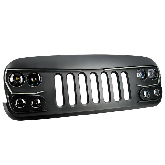 ORACLE Lighting 5817-PRO Oracle VECTOR Series Full LED Grille - Jeep Wrangler JK - NA