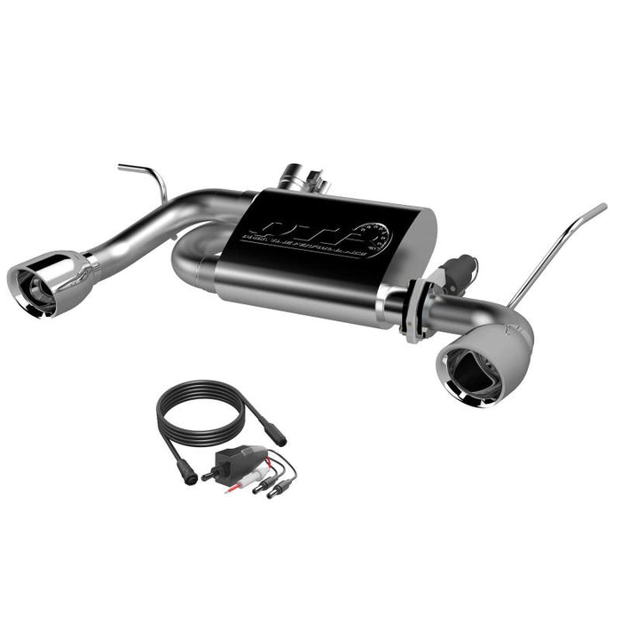 QTP 425007 2007-2018 Jeep Wrangler JK Screamer Axle Back