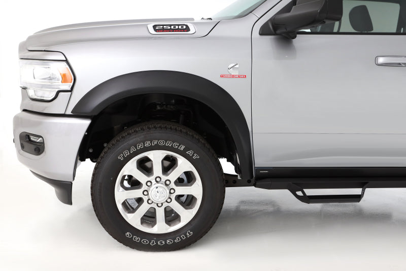 Bushwacker 50067-02 2019 Dodge RAM 2500 Extend-A-Fender Style Flares 2pc Front - Black