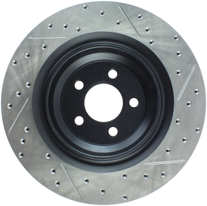 Stoptech 127.63064R StopTech SportStop 06-09 Chrysler SRT-8 Rear Right Drilled & Slotted Rotor