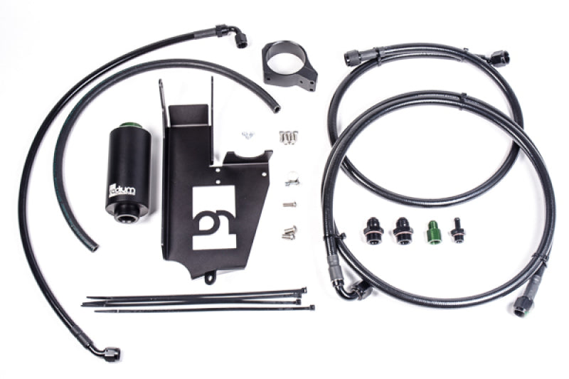 Radium Engineering 20-0376-03 Fuel Hanger Plumbing Kit Mitsubishi Evo 7/8/9 - Stainless Filter