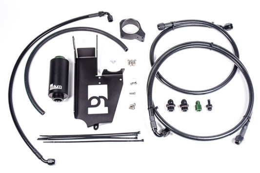 Radium Engineering 20-0376-03 Fuel Hanger Plumbing Kit Mitsubishi Evo 7/8/9 - Stainless Filter