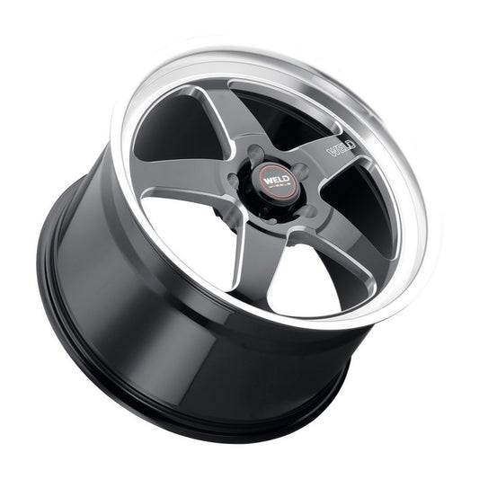 Weld S15588022P15 S155 18x8 Ventura Drag 5x120 ET15 BS5.1 Gloss BLK MIL DIA 78.1