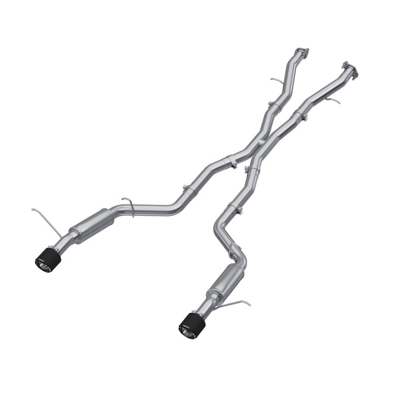 MBRP S51053CF 18-23 Dodge Durango SRT 6.4L Armor Pro T304 SS 3in Cat Back Exhaust Dual Rear Exit w/ CF Tips