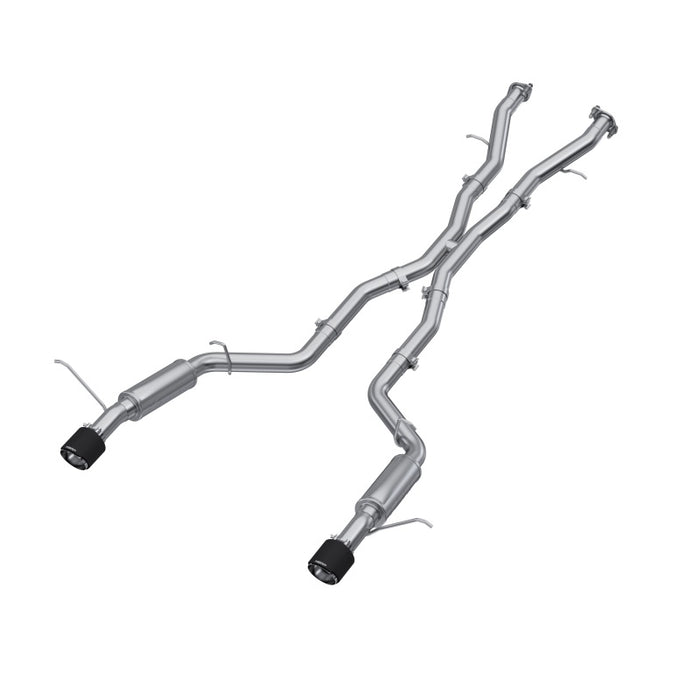 MBRP S51053CF 18-23 Dodge Durango SRT 6.4L Armor Pro T304 SS 3in Cat Back Exhaust Dual Rear Exit w/ CF Tips