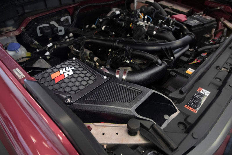 K&N Engineering 30-2619 K&N 21-23 Ford Bronco 2.7L V6 F/I DRYFLOW Performance Air Intake System