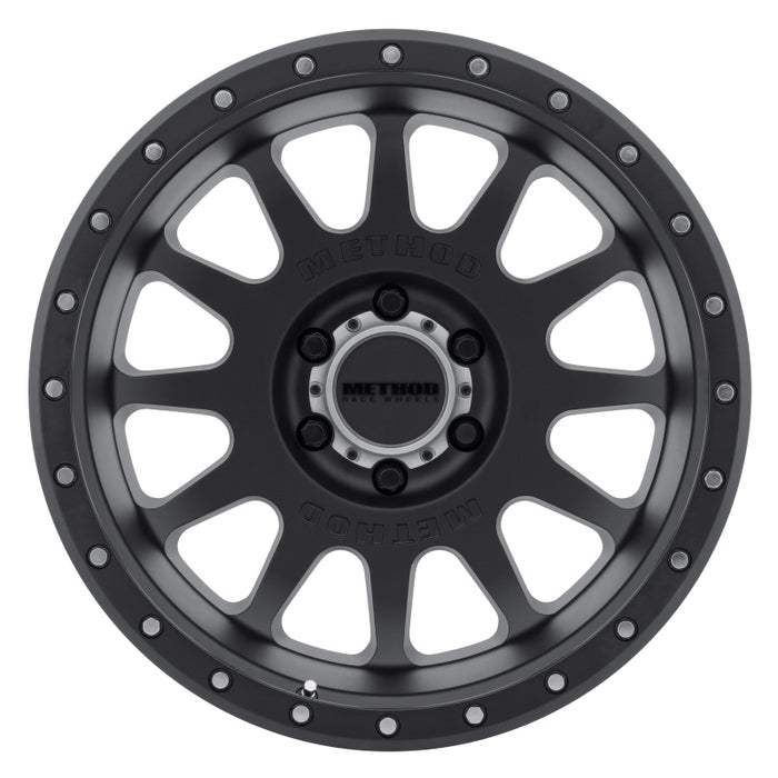 Method Wheels MR60529016512N Method MR605 NV 20x9 -12mm Offset 6x135 87mm CB Matte Black Wheel