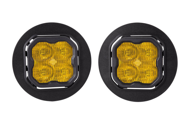 Diode Dynamics DD6640 SS3 Type OB LED Fog Light Kit Pro - Yellow SAE Fog