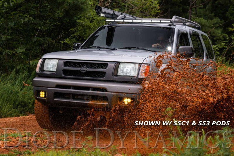 Diode Dynamics DD5034 42 In LED Light Bar Single Row Straight Clear Combo Each Stage Series