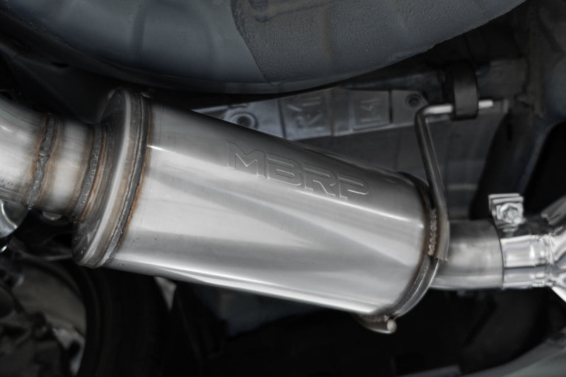 MBRP S48073CF 2022+ Subaru WRX 3in Cat-Back Dual Split Rear Quad Carbon Fiber Tips Street Profile Exhaust