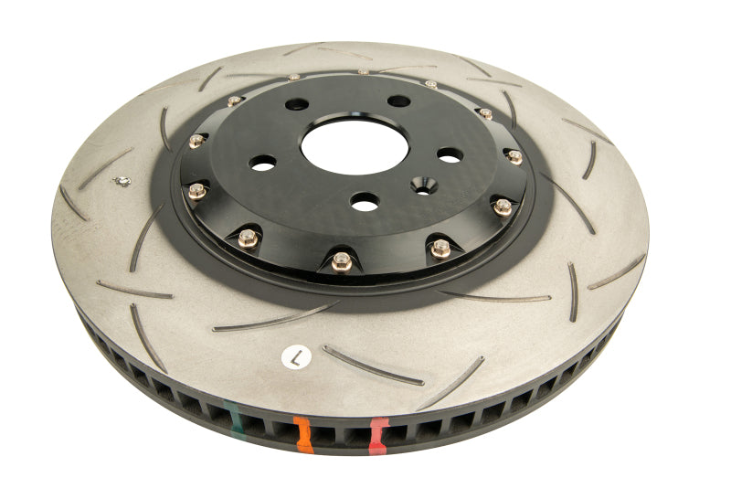DBA DBA52608BLKLS 09-14 Cadillac CTS-V / 12-14 Chevy Camaro ZL1 - T3 5000 Series Slotted Left Front Rotor