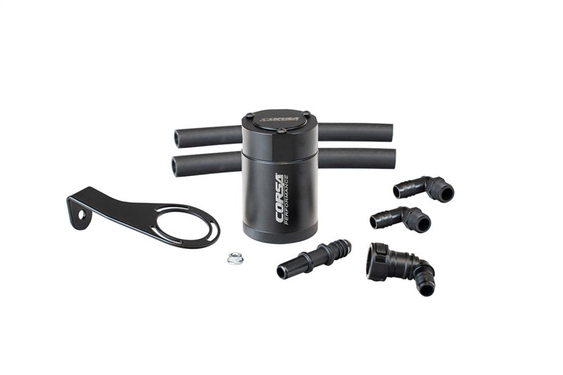 CORSA Performance CC0018 Corsa 2021-2025 Ford Bronco 2.3L Aluminum Oil Catch Can