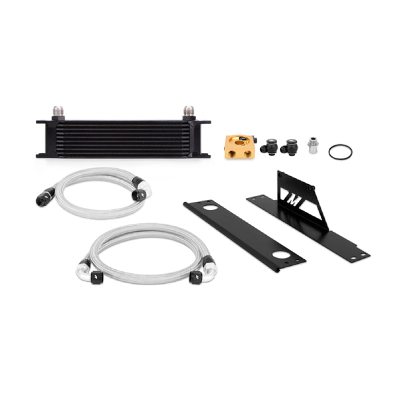 Mishimoto MMOC-WRX-01TBK 02-05 Subaru WRX/STi Thermostatic Oil Cooler Kit - Black