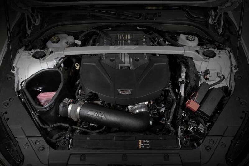 K&N Engineering 63-3121 K&N 22-24 Cadillac CT5 6.2L V8 Performance Air Intake System