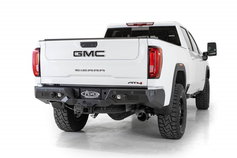 Addictive Desert Designs R270021280103 2020 GM Sierra/Silverado 2500 Bomber HD Rear Bumper w/ Blind Spot Mounts