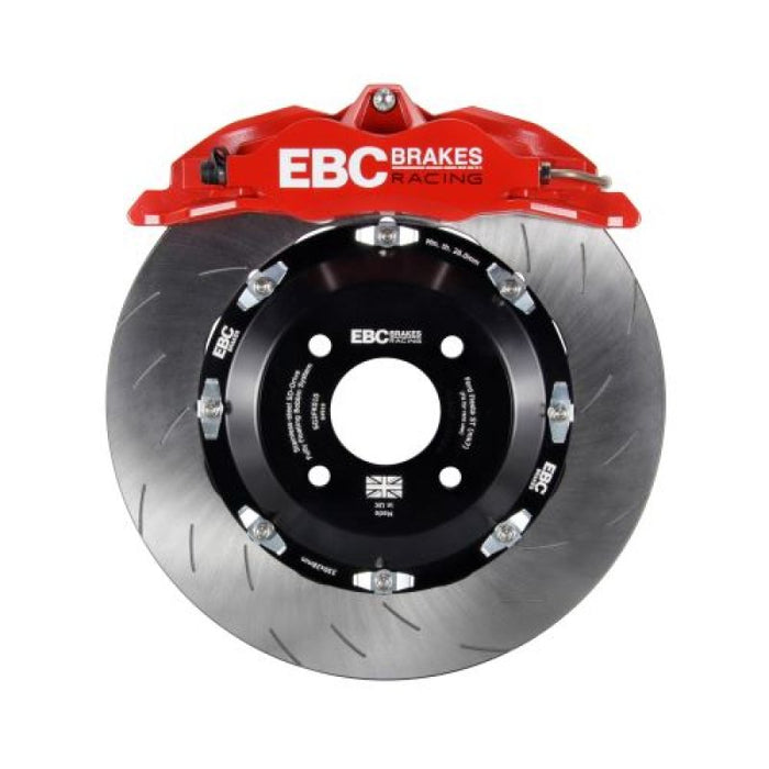 EBC BBK005RED-2 Racing 15-21 Volkswagen GTI Mk7 Red Apollo-4 Calipers 355mm Rotors Front Big Brake Kit