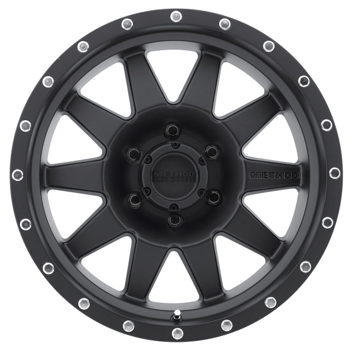 Method Wheels MR30168060500 Method MR301 The Standard 16x8 0mm Offset 6x5.5 108mm CB Matte Black Wheel