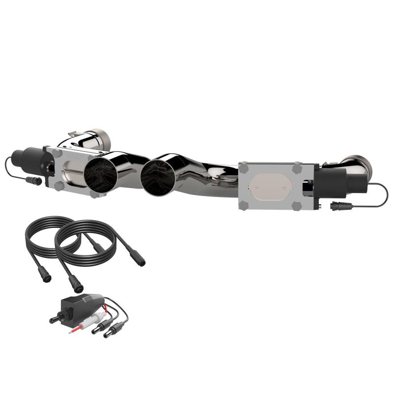 QTP 530011 2011-2023 Dodge Challenger,Charger & Chrysler 300C 5.7L Aggressor Cutout Pipes