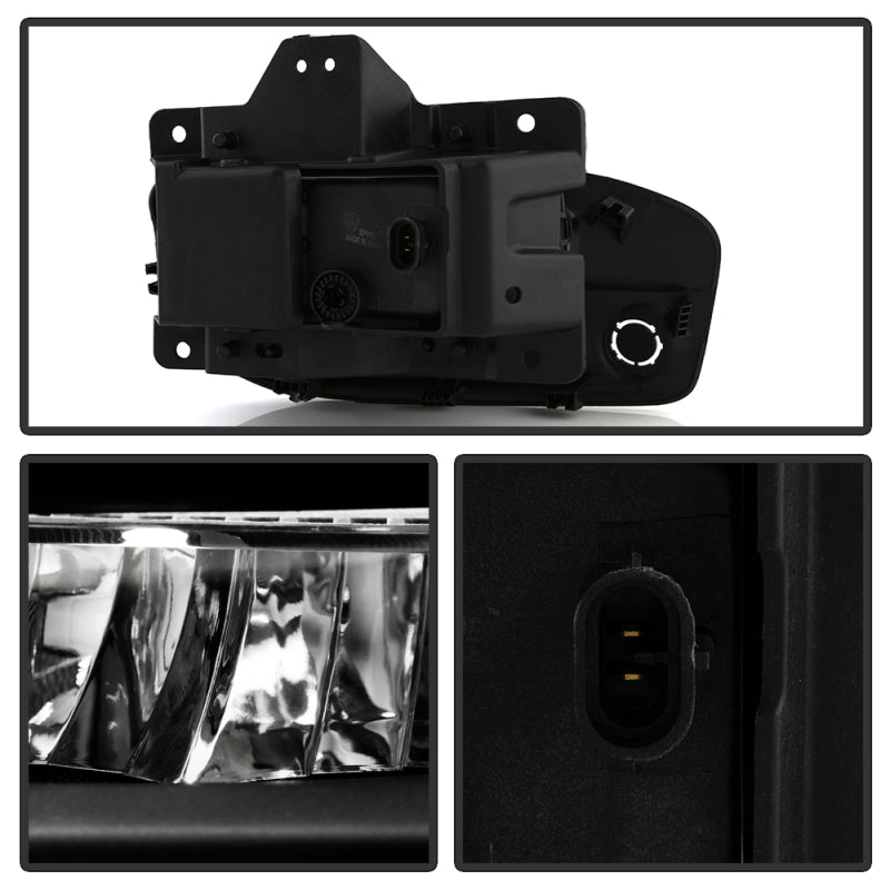 SPYDER 9051050 Spyder 19-22 Dodge RAM 2500/3500 OEM Full LED Fog Lights w/Universal Switch