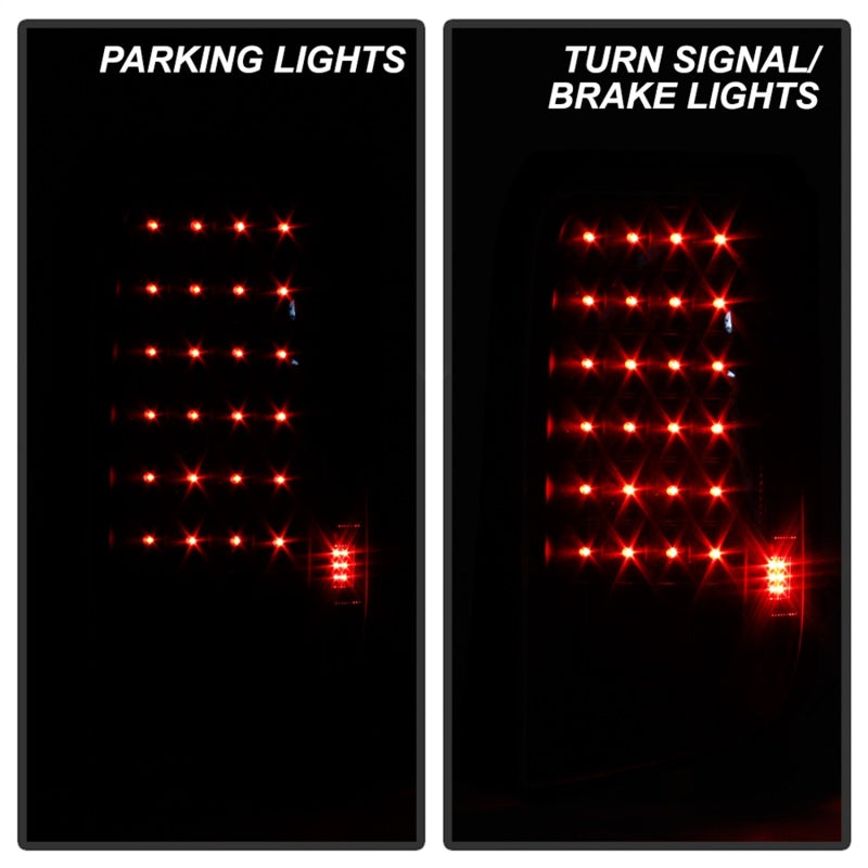SPYDER 5013156 xTune Scion Xb 08-10 LED Tail Lights Black ALT-ON-TSXB08-LED-BK