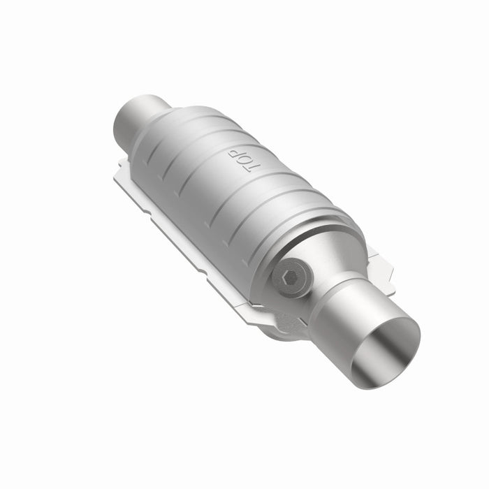 Magnaflow 51304 MagnaFlow Conv Univ 2in Inlet/Outlet Center/Center Round 11in Body L x 5.125in W x 15in Overall L