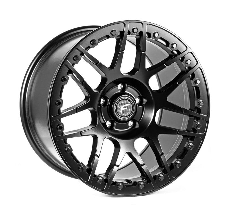 Forgestar F28270071P06 F14 Beadlock 17x10 / 5x115 BP / ET06 / 5.75in BS Satin Black Wheel