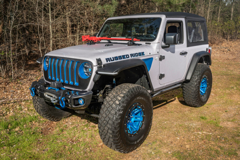 Rugged Ridge 11640.51 Max Terrain Fender Flare Set F & R 18-22 Jeep Wrangler JL