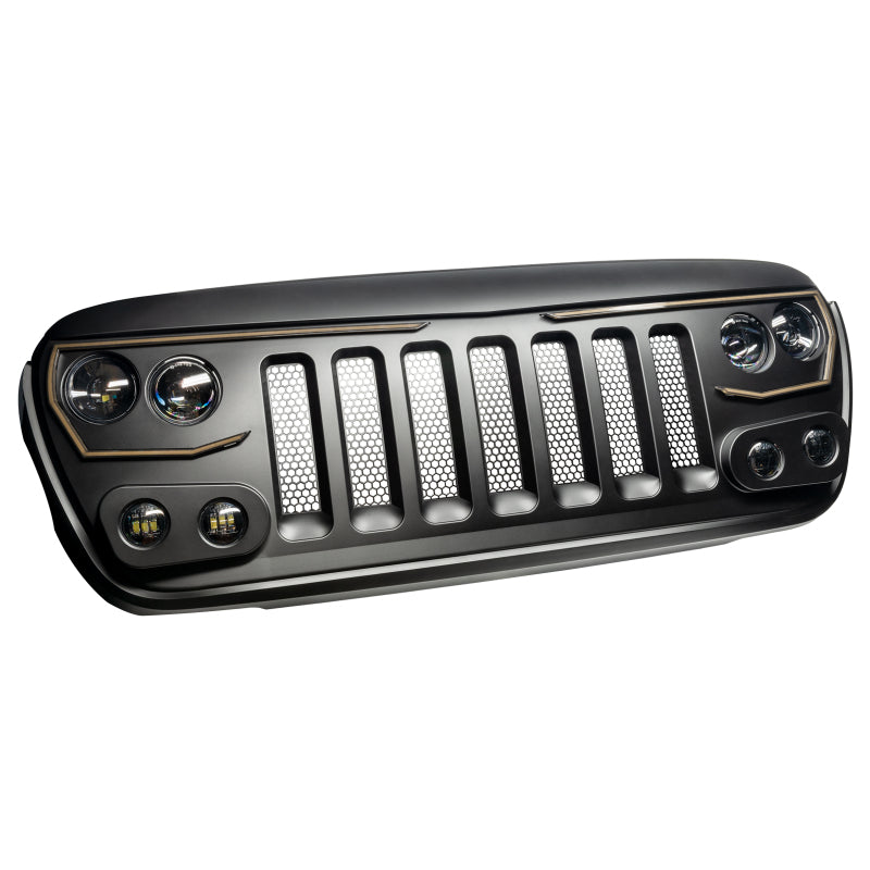 ORACLE Lighting 5837-PRO Oracle VECTOR Series Full LED Grille - Jeep Wrangler JL/JT - NA