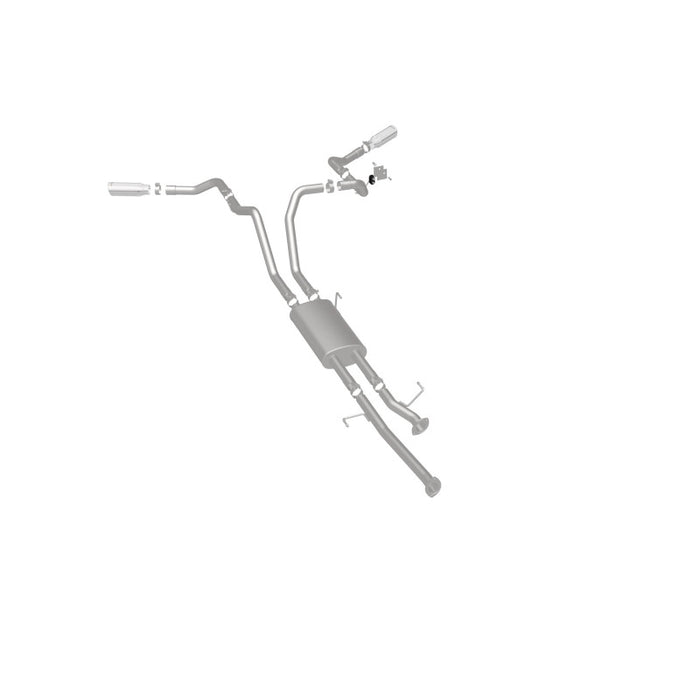 Magnaflow 19232 MagnaFlow Cat-Back 10-15 Toyota Tundra SC LB / CC SB 4.6L/5.7L V8 SS 2.5 Dual Split Rear 4in Tip