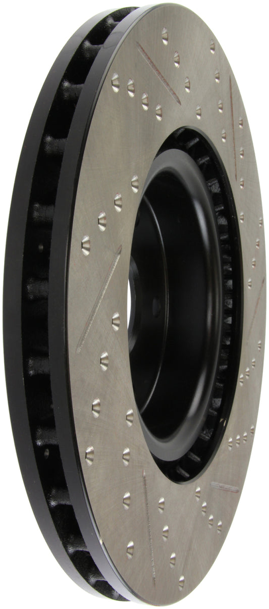 Stoptech 127.47022R StopTech 05-10 Subaru Impreza WRX/STi Slotted & Drilled Right Front Rotor
