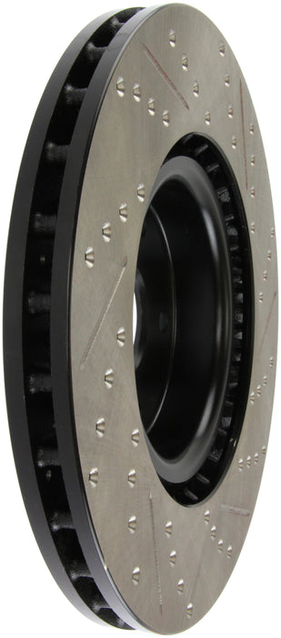 Stoptech 127.47022R StopTech 05-10 Subaru Impreza WRX/STi Slotted & Drilled Right Front Rotor